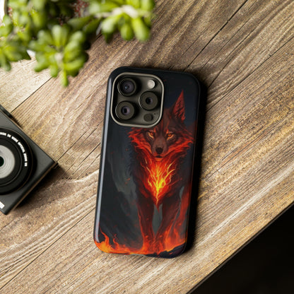 Red Glowing Fox  Tough Case