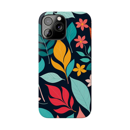 Flower Leaf Slim Phone Case