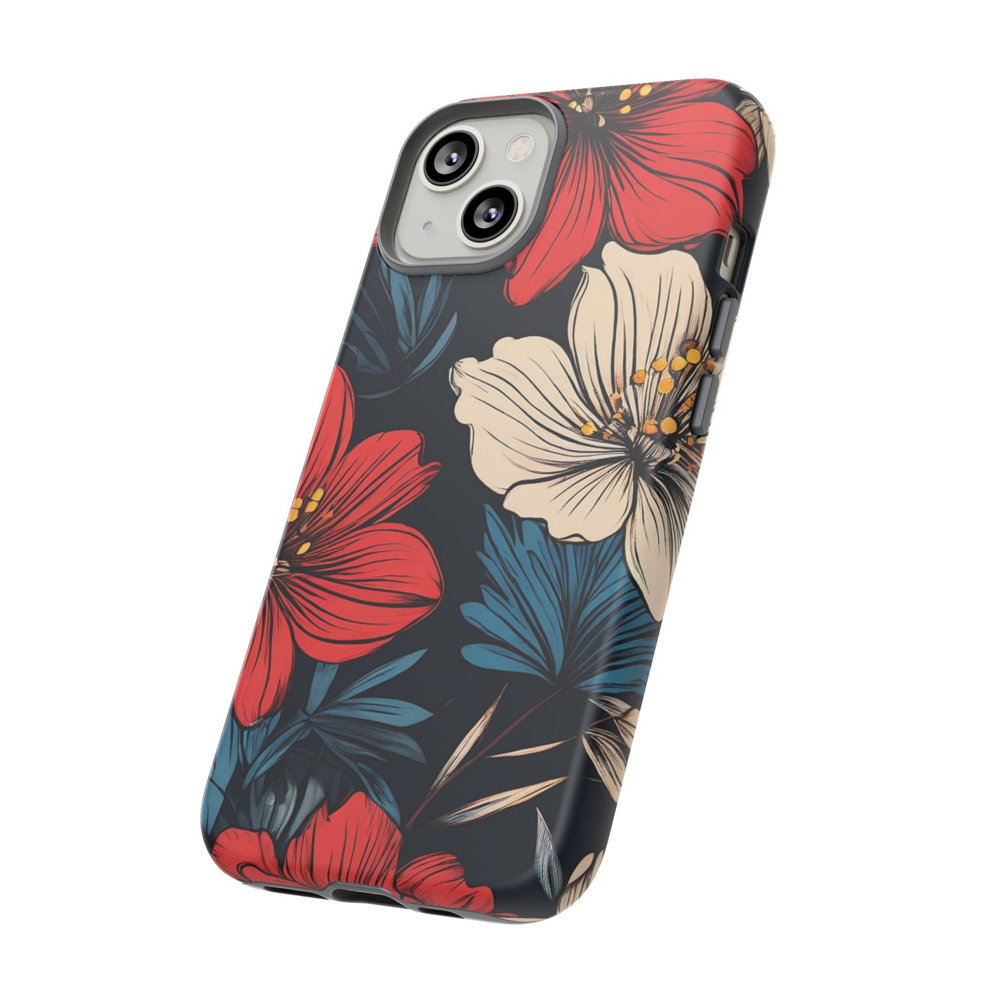 Two Flowers Tough Case