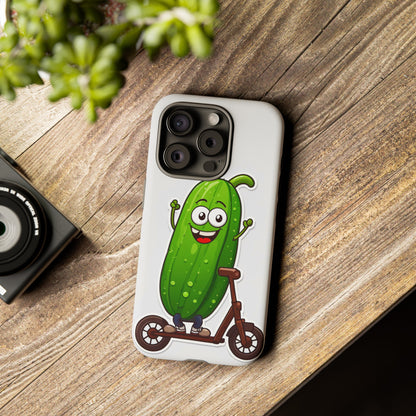 Cucumber on Scooter Tough Case