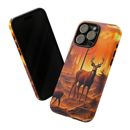 Deer Painting Tough Case