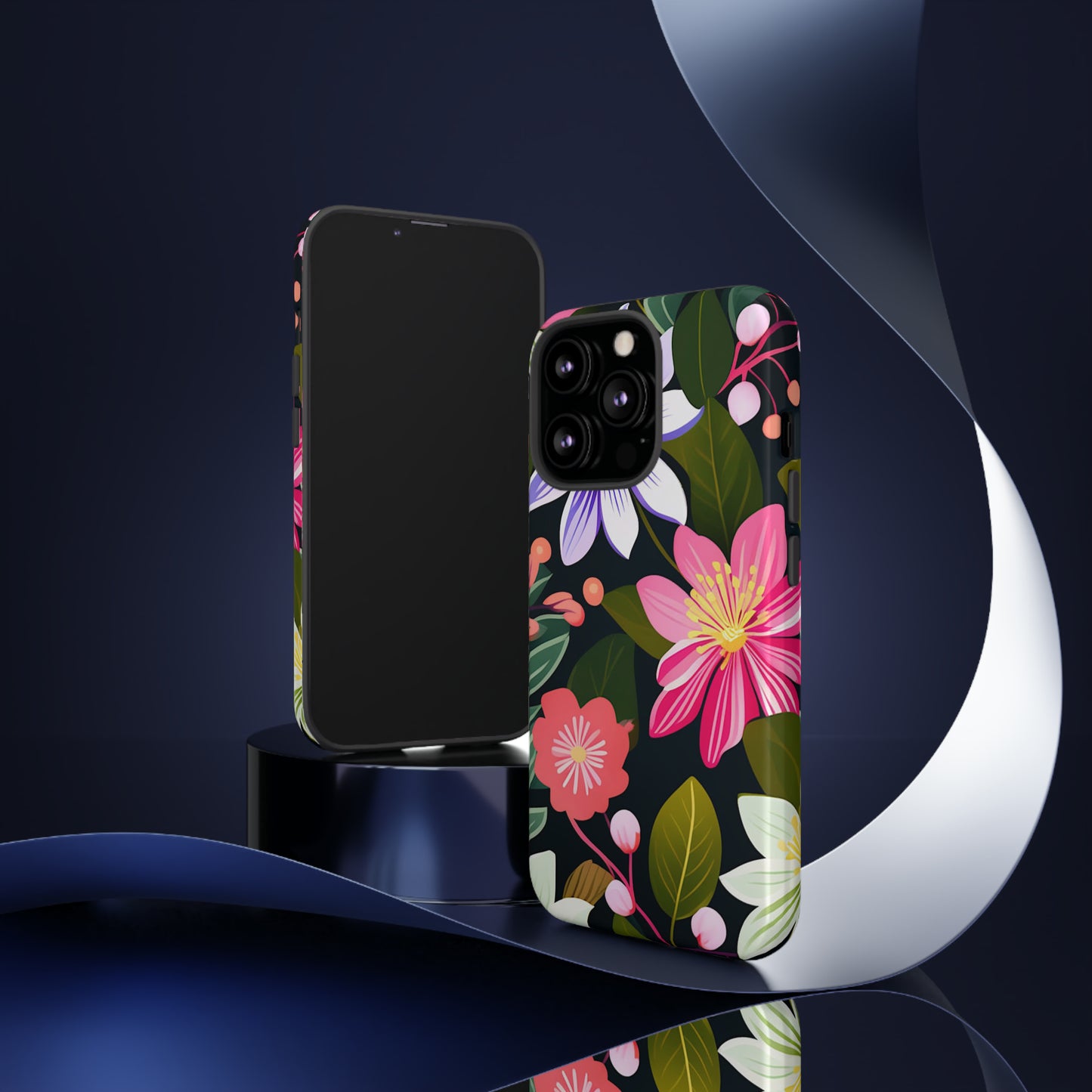 Pink Flower Pattern Tough Case