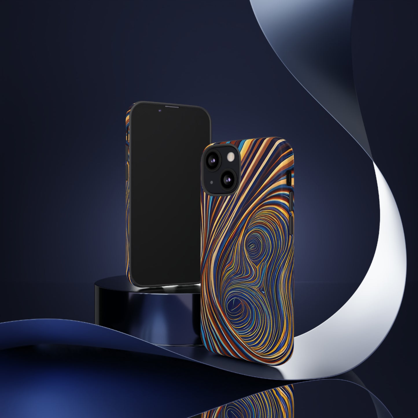 Spiral illusion Pattern Tough Case