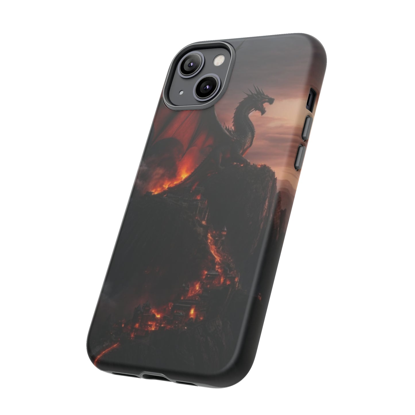 Dragon on mountain Tough Case