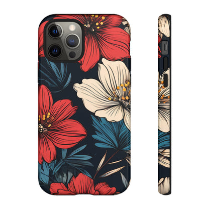 Two Flowers Tough Case