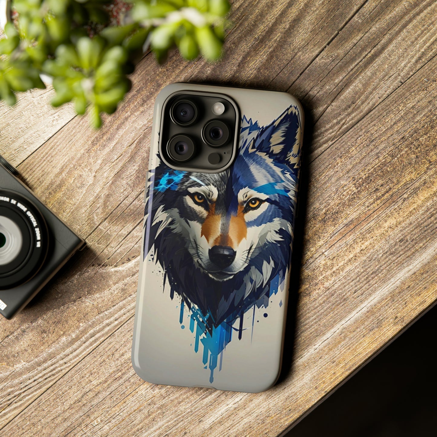 Blue wolf Tough Case