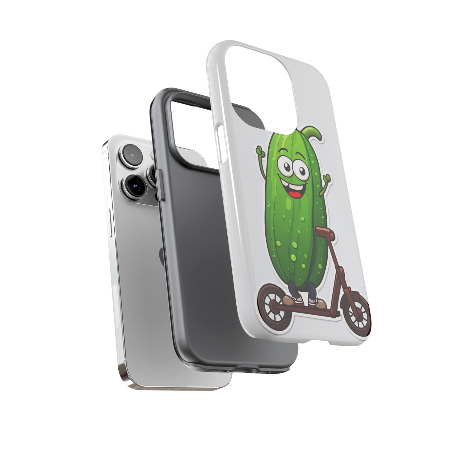 Cucumber on Scooter Tough Case