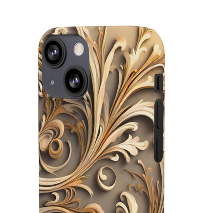 Golden Tendrils Snap Case - Colorwink