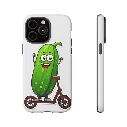 Cucumber on Scooter Tough Case