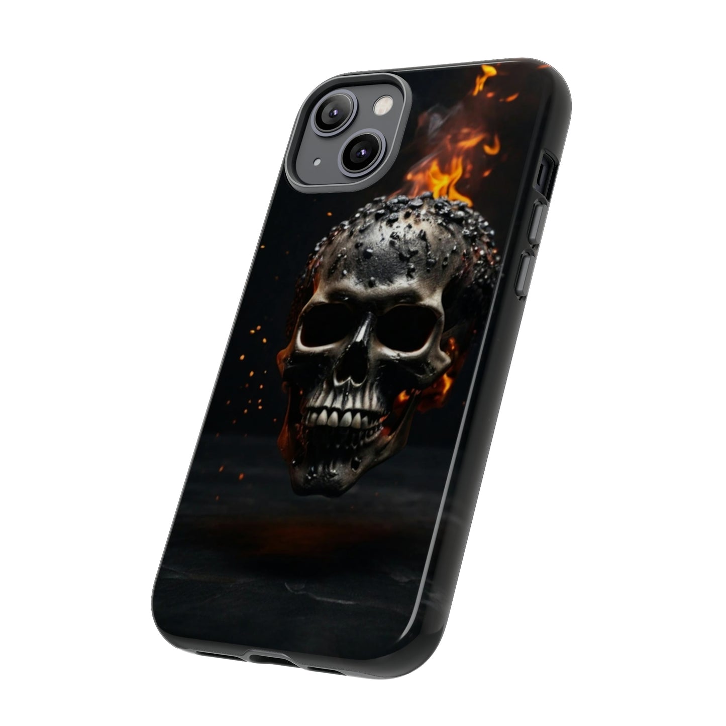 Fiery Skull Tough Case