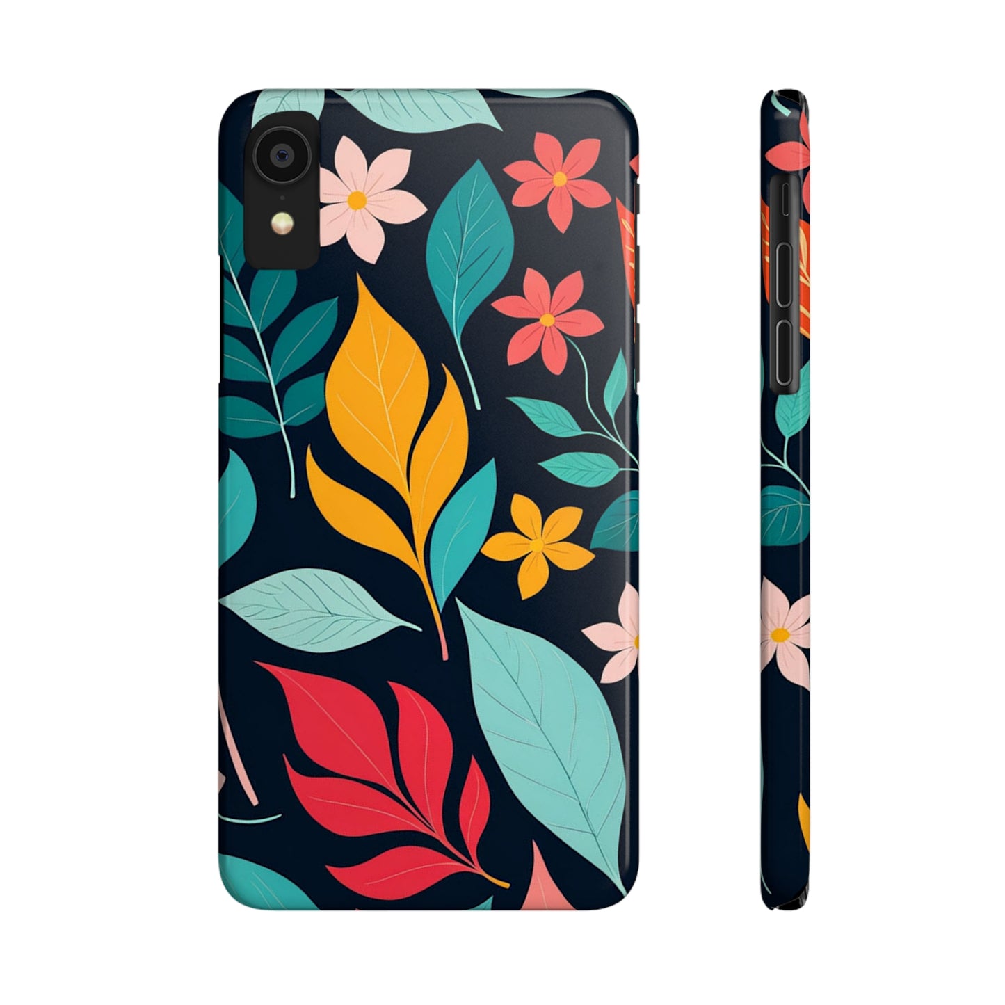 Flower Leaf Slim Phone Case