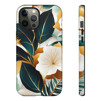 White Flowers Art Tough Case