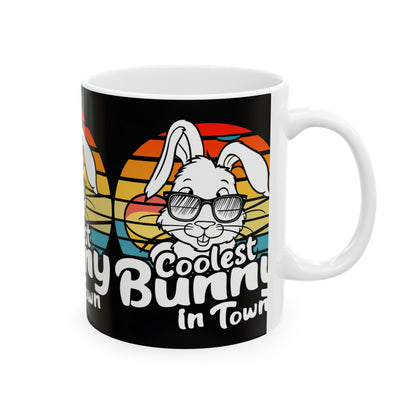 Cool Bunny Coffee Mug