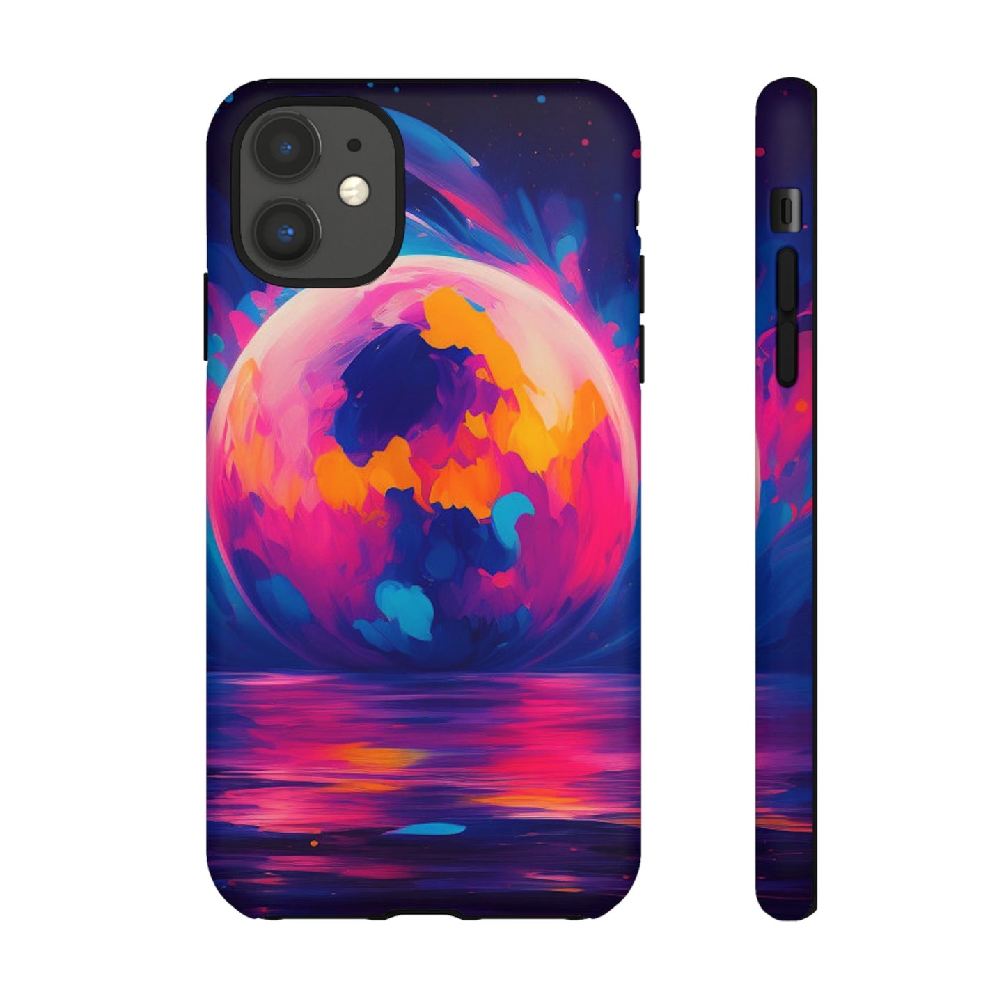 Hexagonal Moon Tough Case