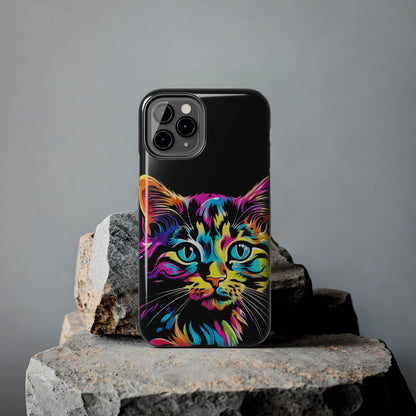 Psychedelic Cat Tough Case