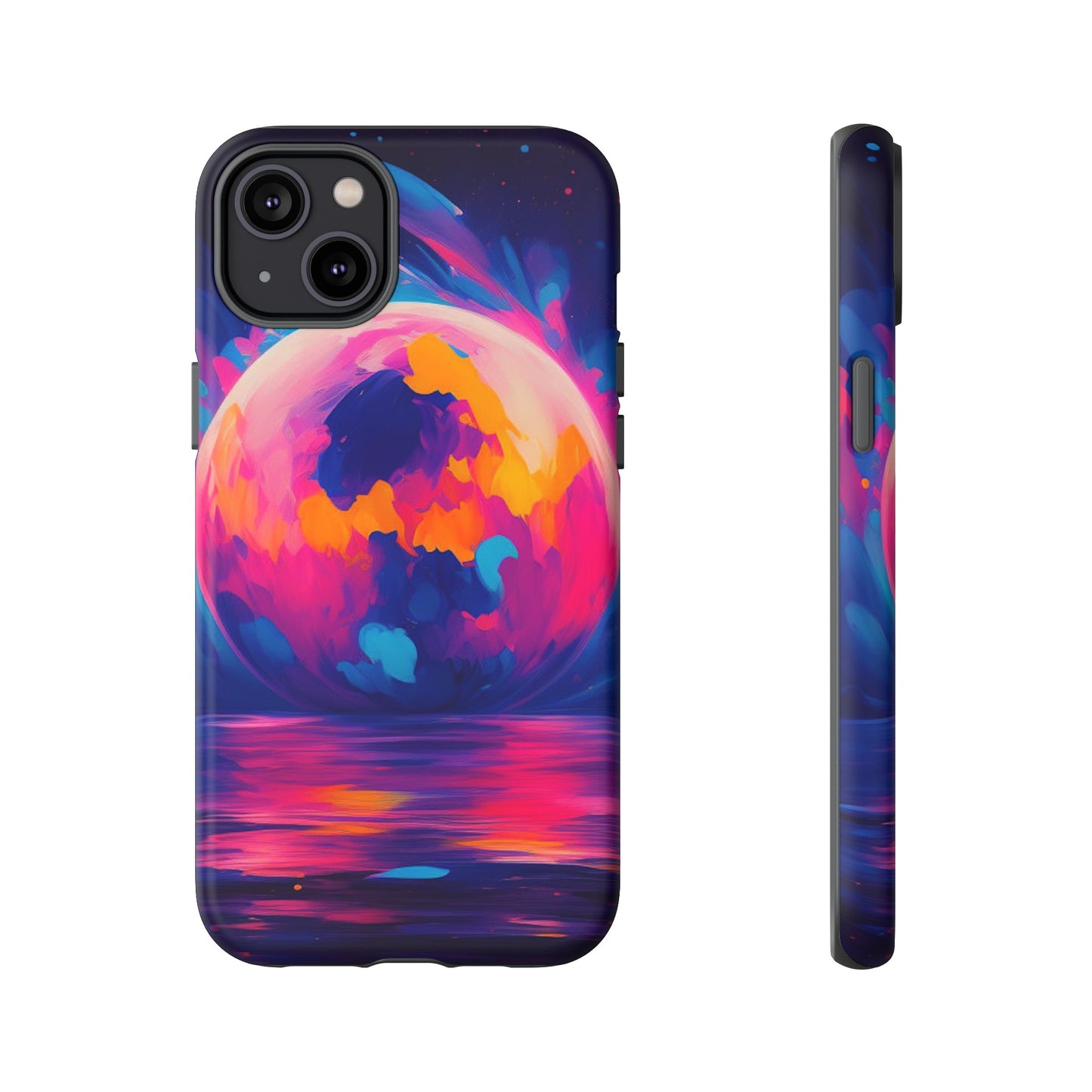 Hexagonal Moon Tough Case