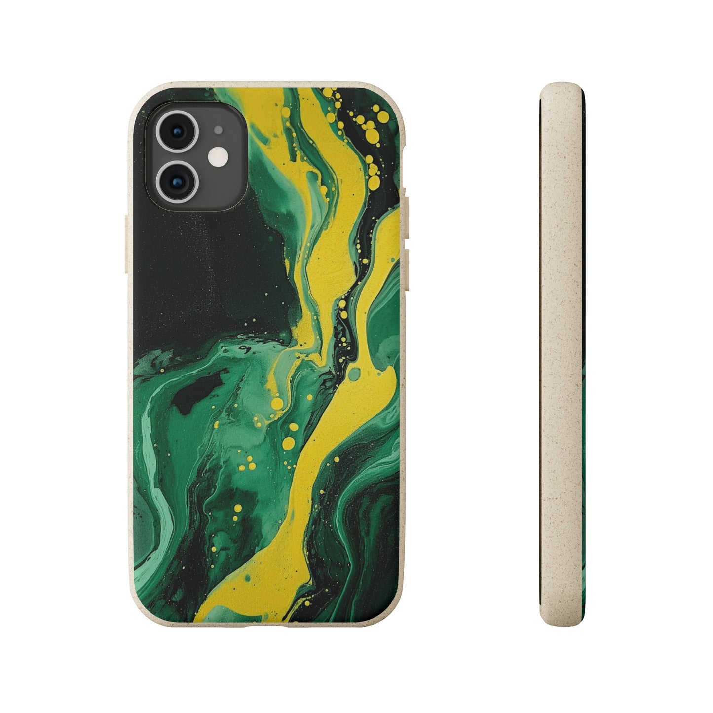 Swirling Shadows Design Biodegradable Case