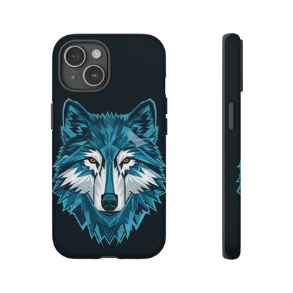 Cubism Wolf Art Tough Case