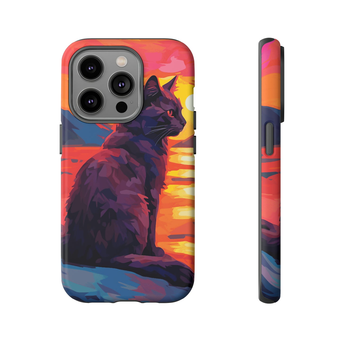 Sunset Cat Tough Case