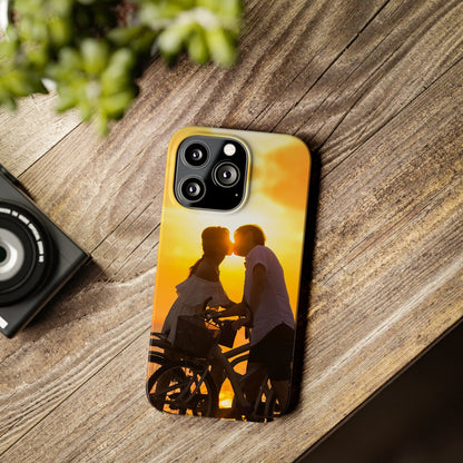 Sunset Kiss Slim Phone Case