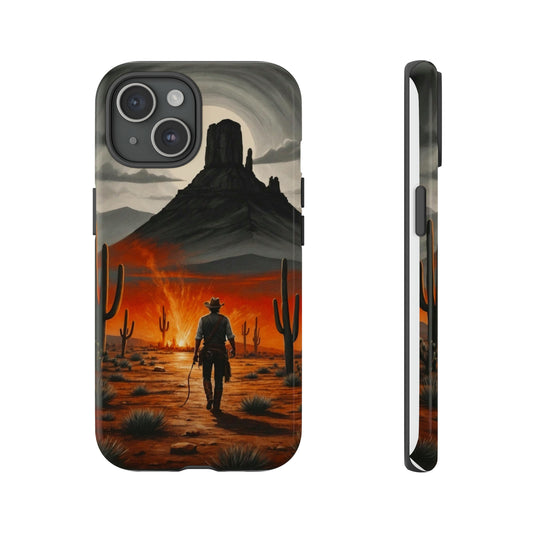 Red Sunset Wild West  Tough Case