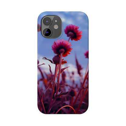 Violet Flower Slim Phone Case - Colorwink