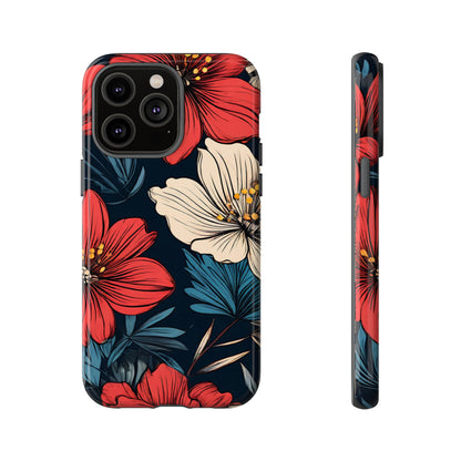 Two Flowers Tough Case