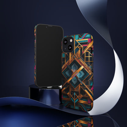 Abstract Tesseract Tough Case