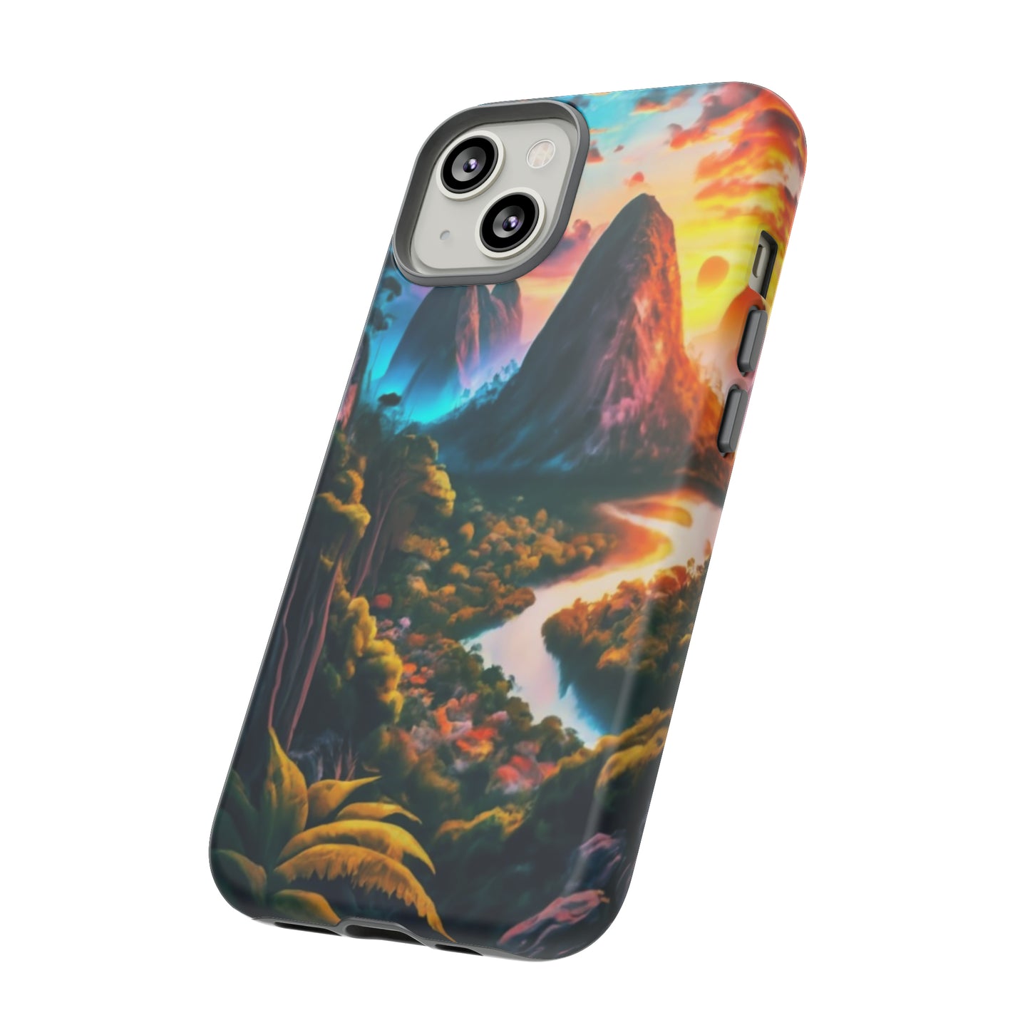 Glowing Mountain Tough Case