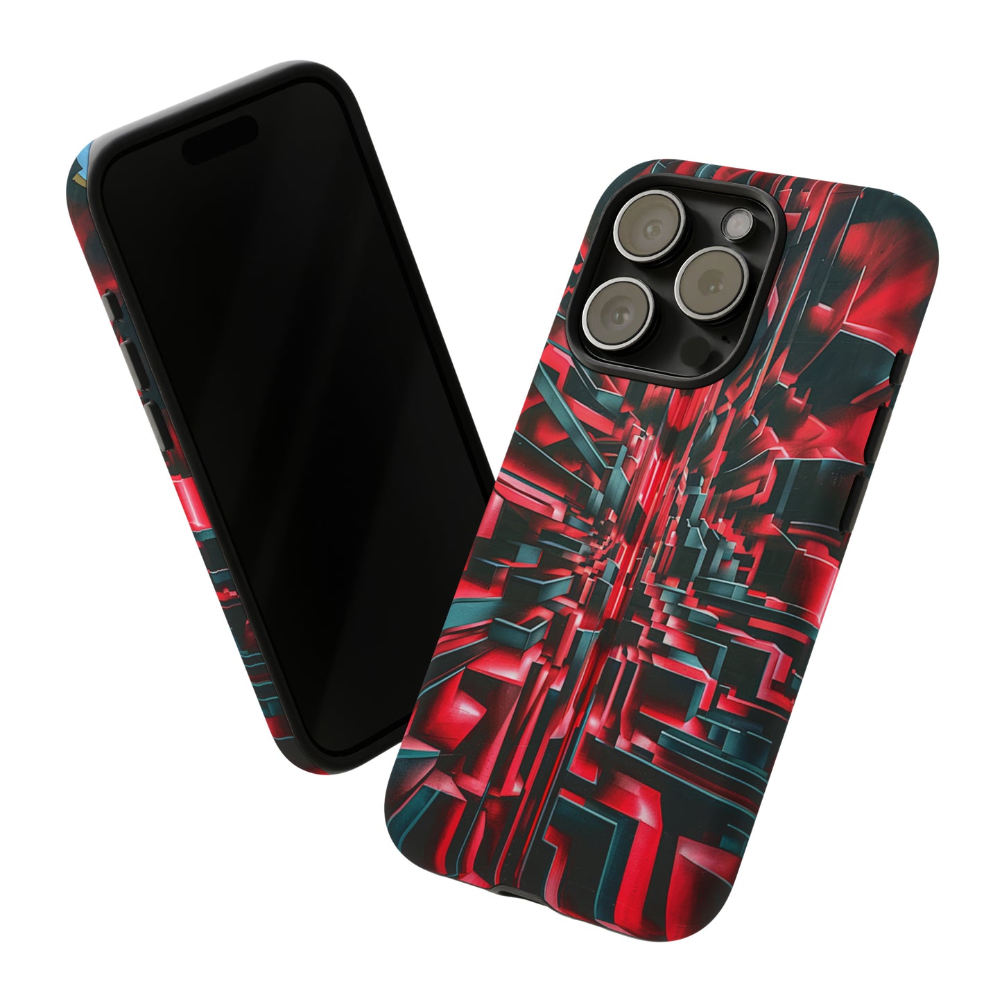 Red Illusion Art  Pattern Tough Case