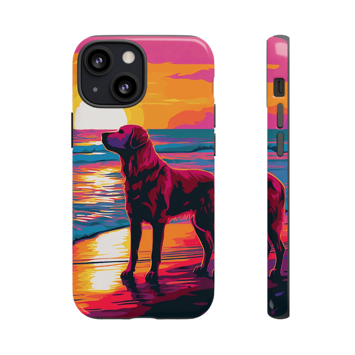 Happy Dog Beach Tough Case