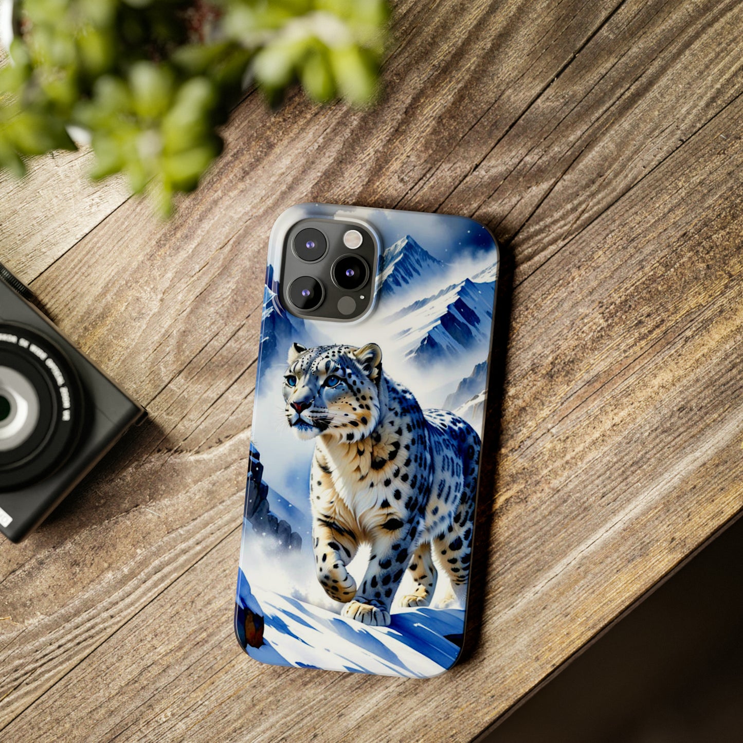 White Tiger Slim Phone Case - Colorwink