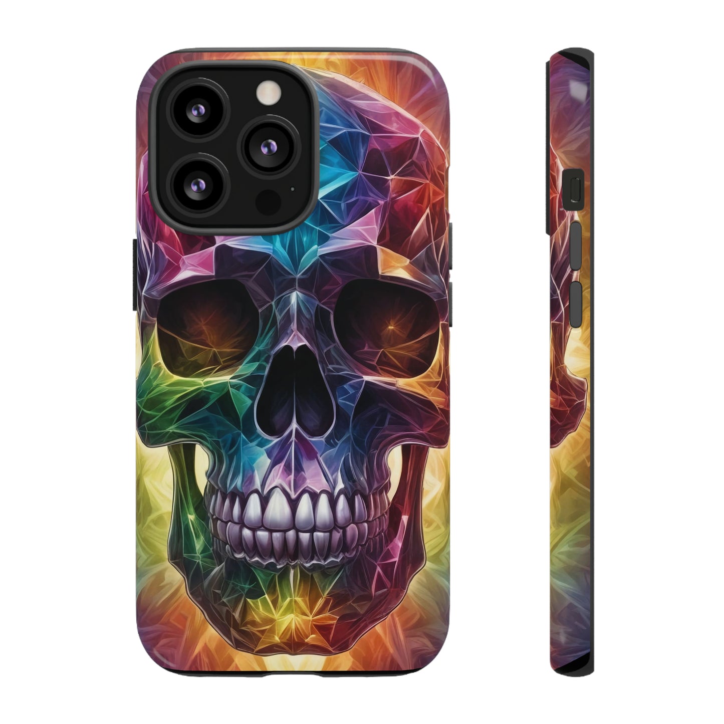 Psychedelic Skull Tough Case