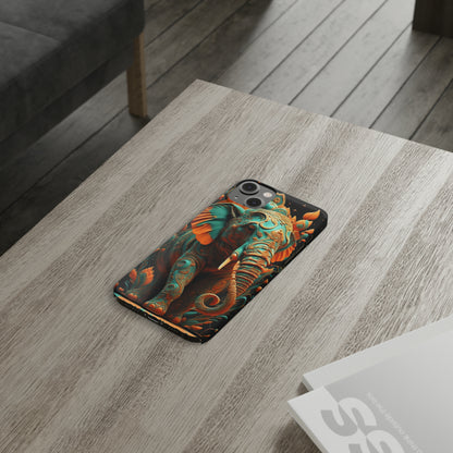 Elephant Slim Phone Case - Colorwink