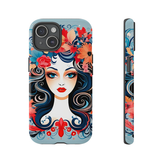 Floral Lady Tough Case