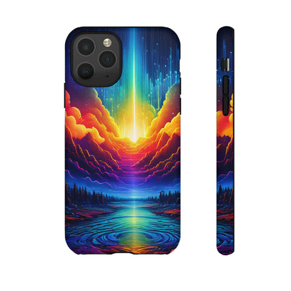 Rainbow Clouds Tough Case