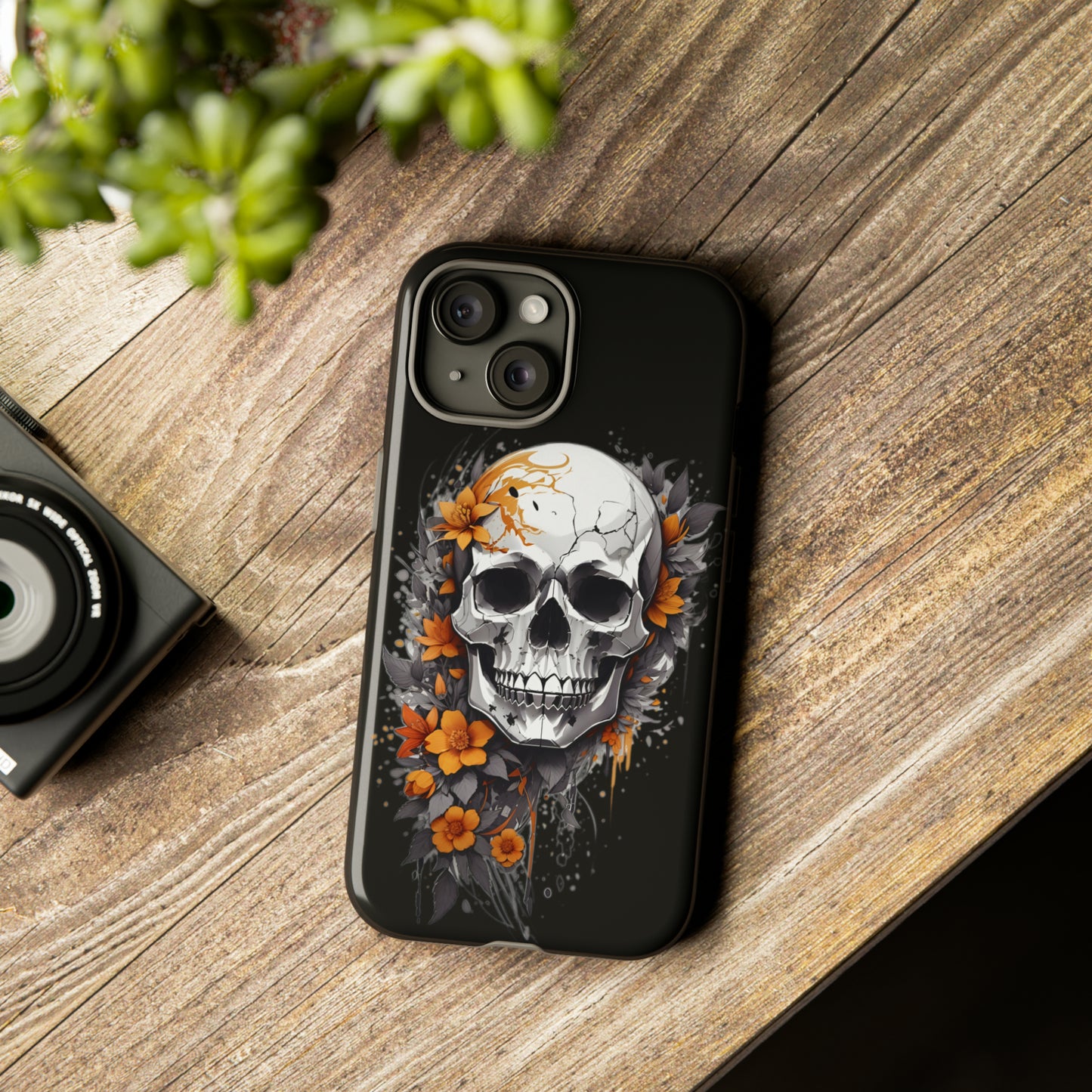 Skulls and Flowers Tough Case