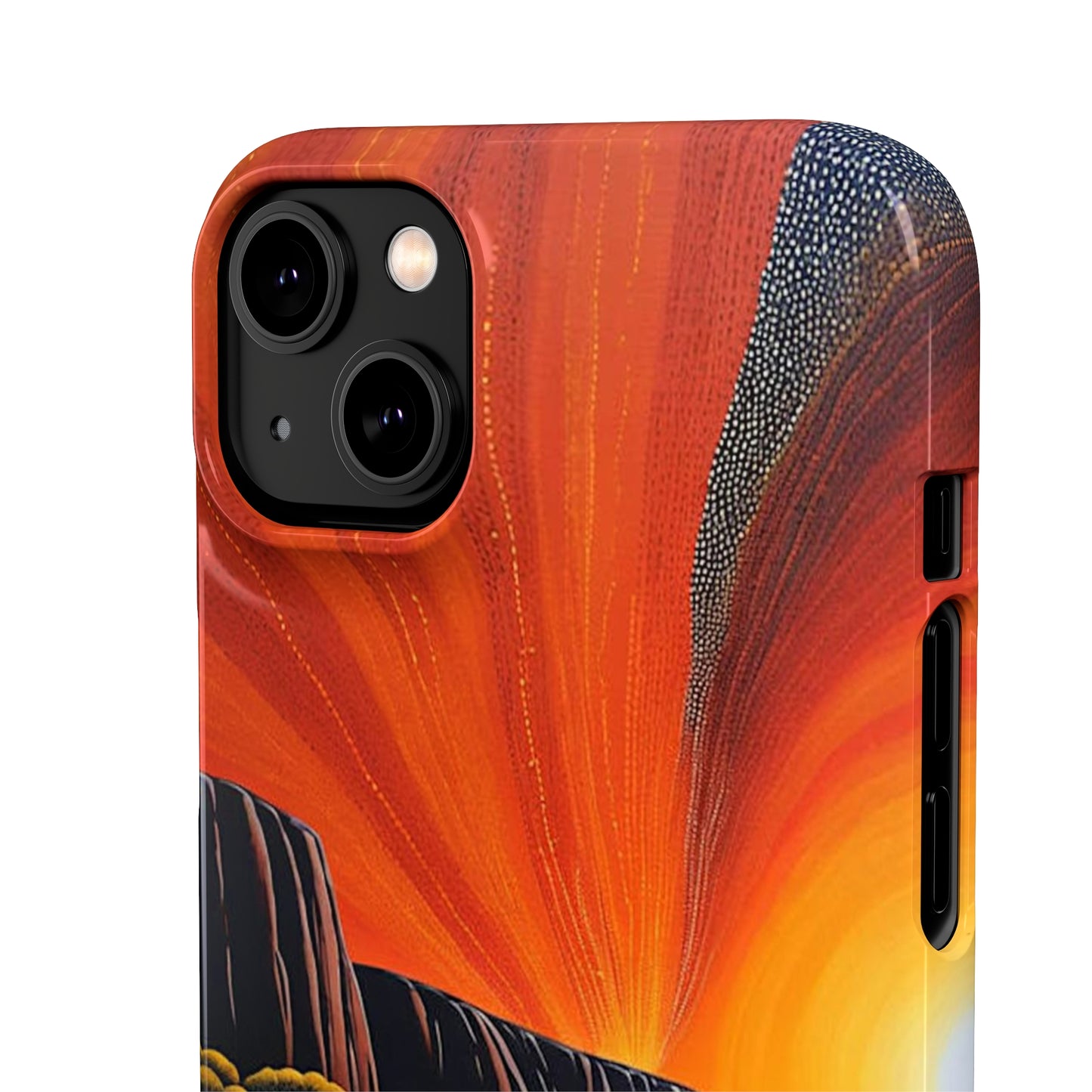 Orange landscape Snap Case - Colorwink