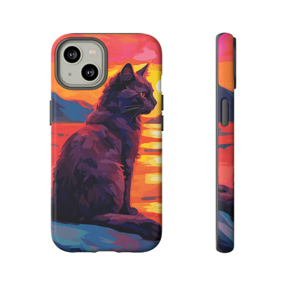 Sunset Cat Tough Case