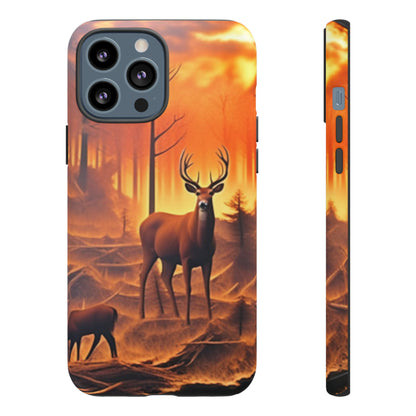 Deer Painting Tough Case