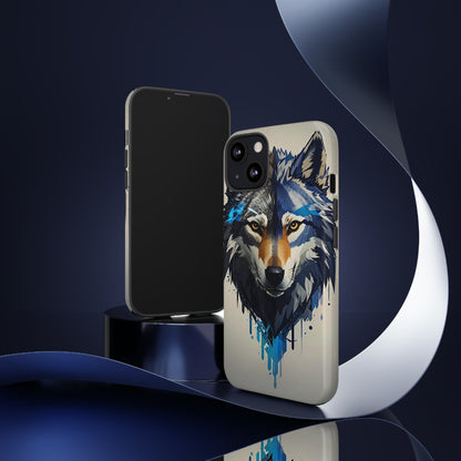 Blue wolf Tough Case