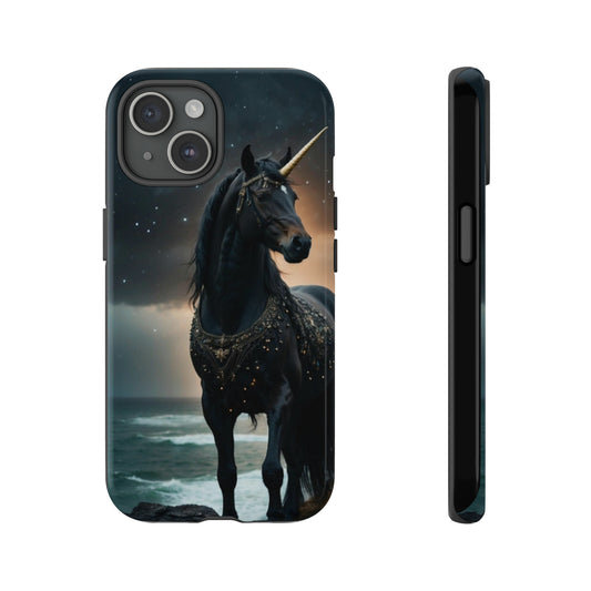 Black Unicorn Tough Case