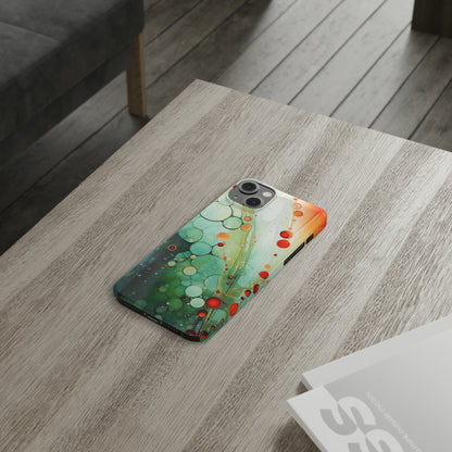 Abstract Shapes Design Slim Phone Case - Colorwink