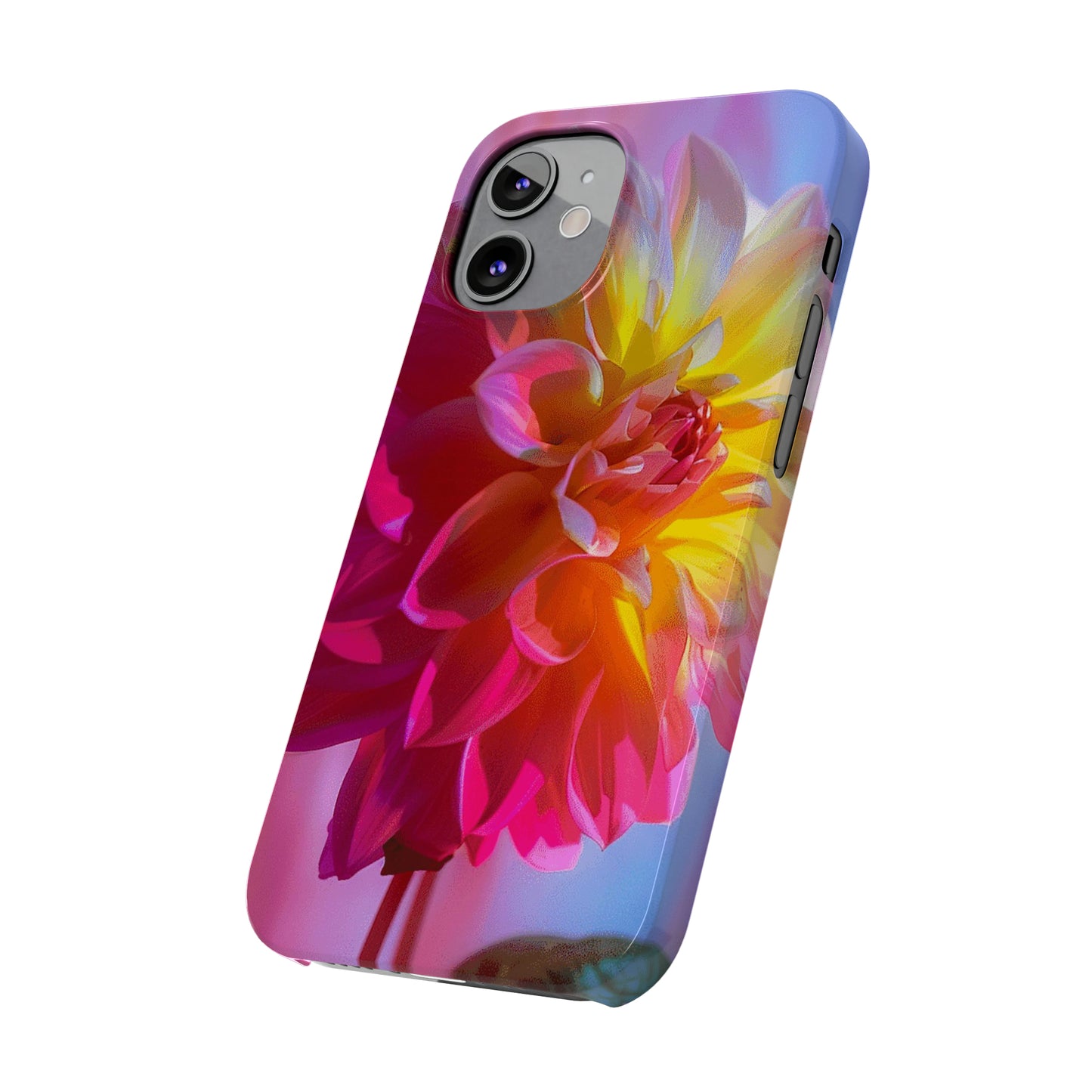 Floral Design Slim Phone Case - Colorwink