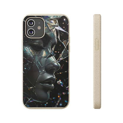 Fractured Glass art Biodegradable Case