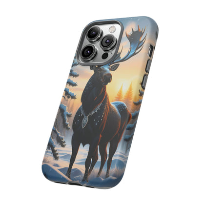 Winter Moose Tough Case