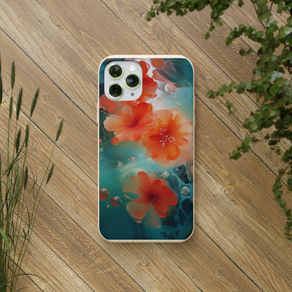 Flower painting Biodegradable Case