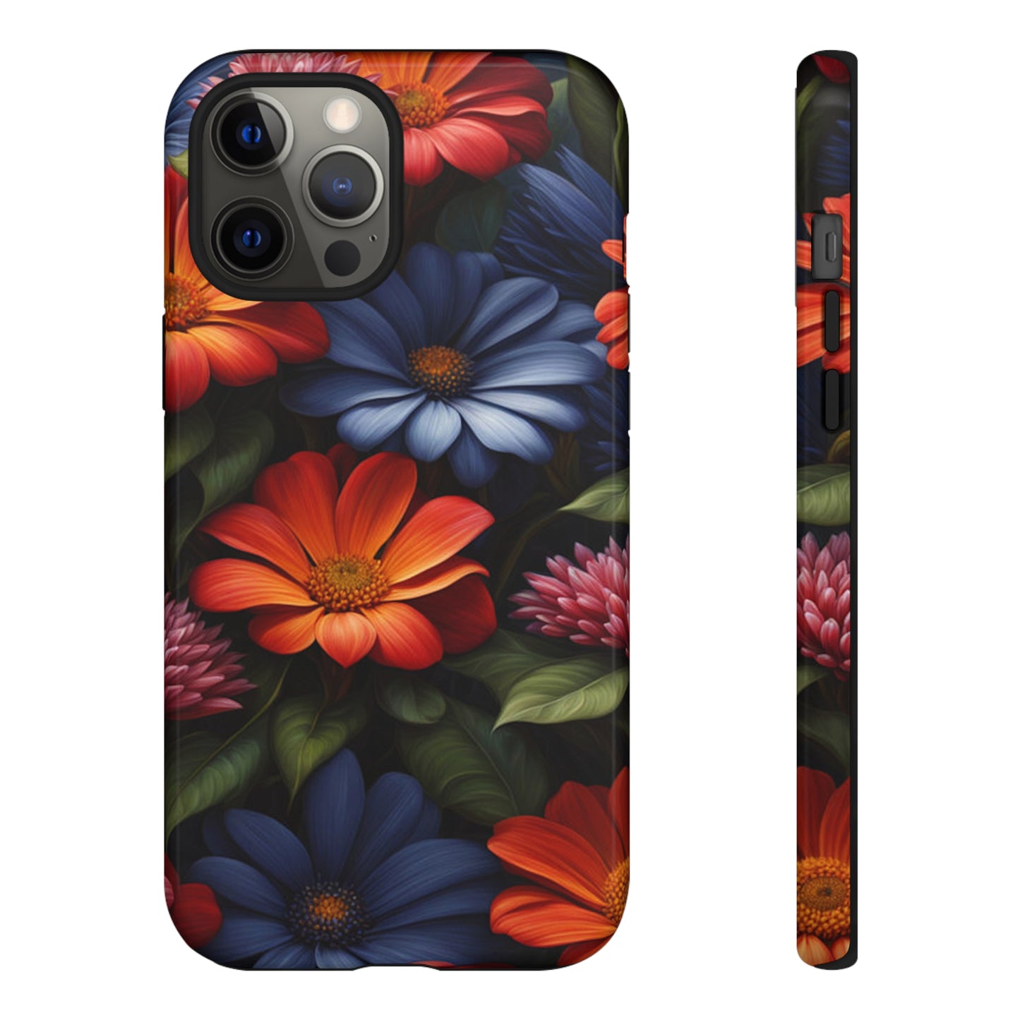 Flame Flowers Tough Case