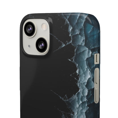 Blue Ice Cracking Snap Case - Colorwink