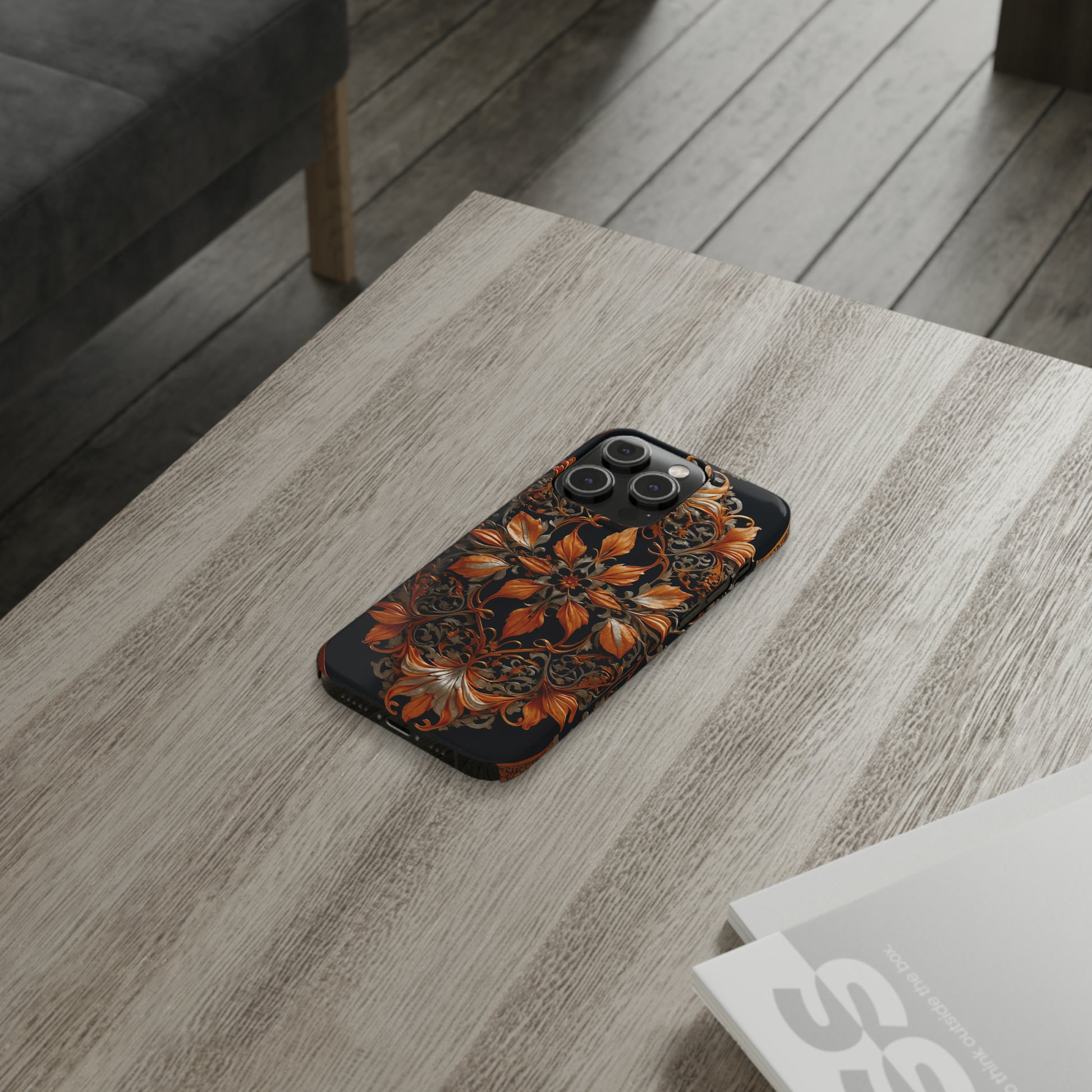 Floral Symphony Slim Phone Case - Colorwink